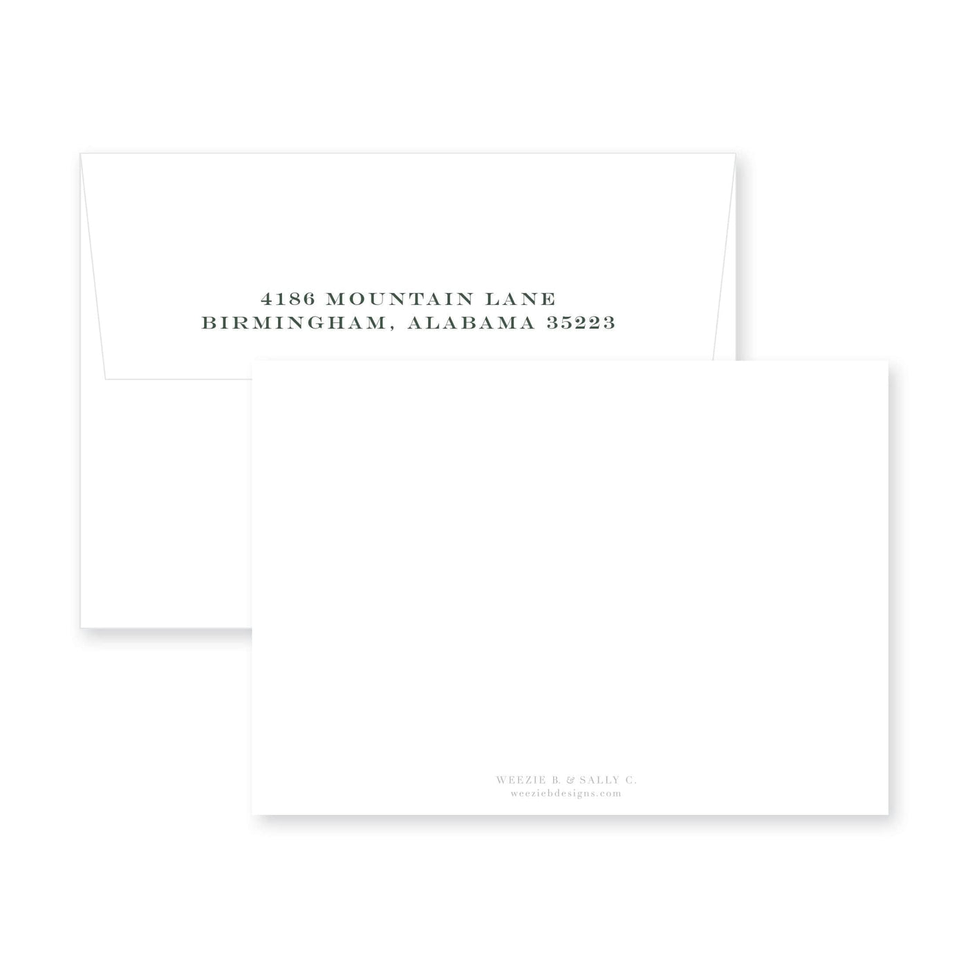 Flying Mallard Flat Note Card