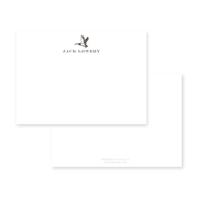 Flying Mallard Flat Note Card