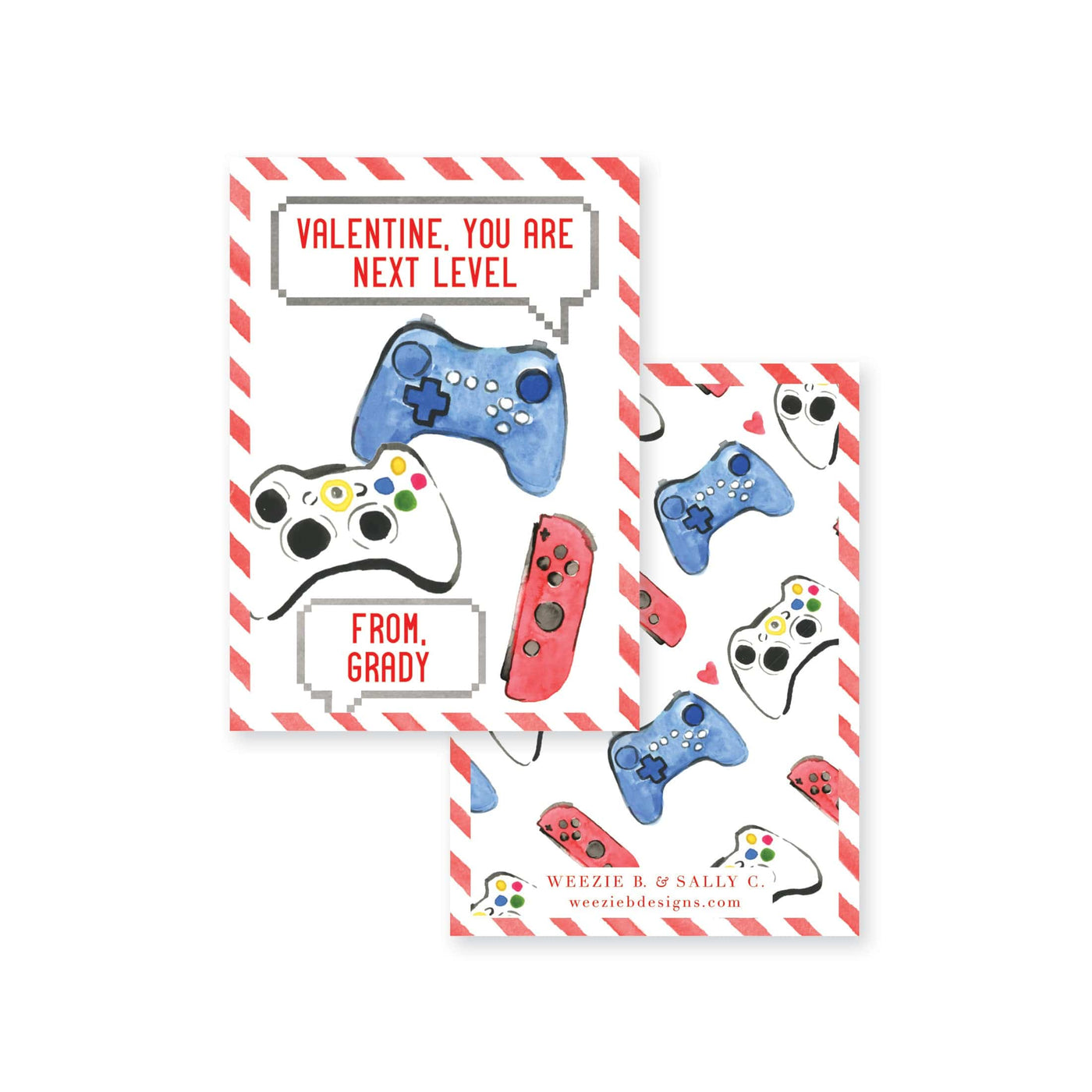 Gamer Level Valentines