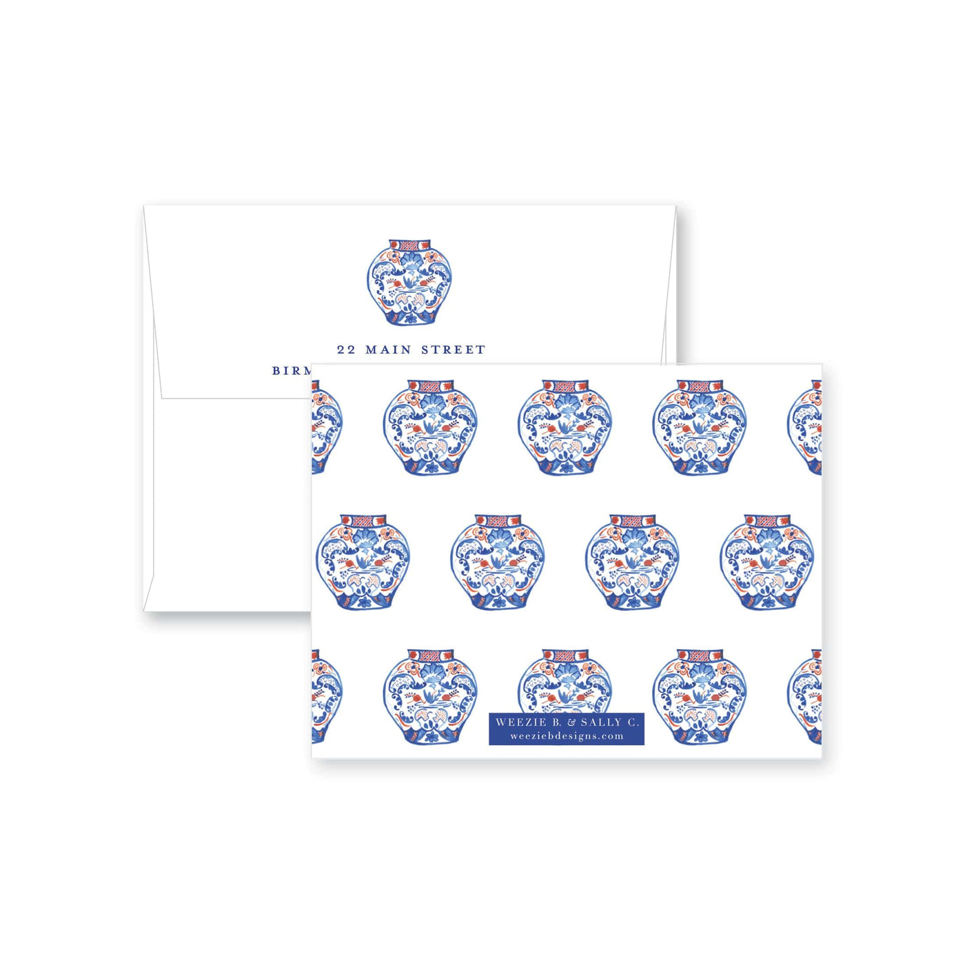 Ginger Jar Flat Note Card