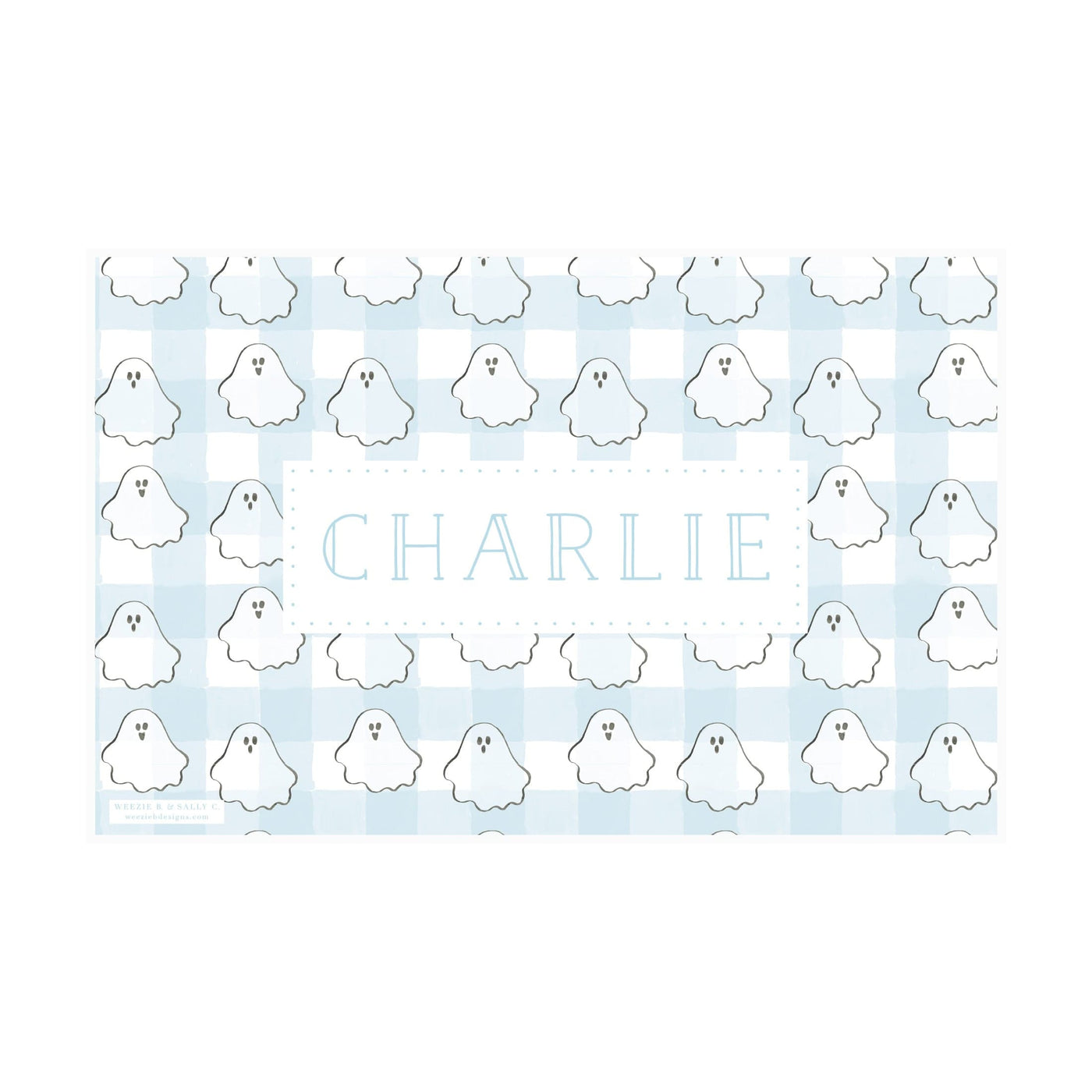 Spooky Ghost Halloween Placemat