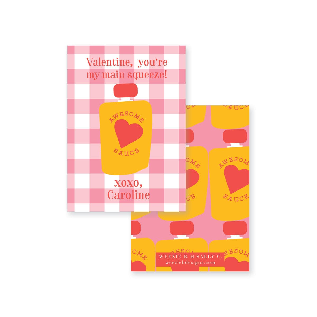 Weezie B. Designs | Main Squeeze Valentine's Card
