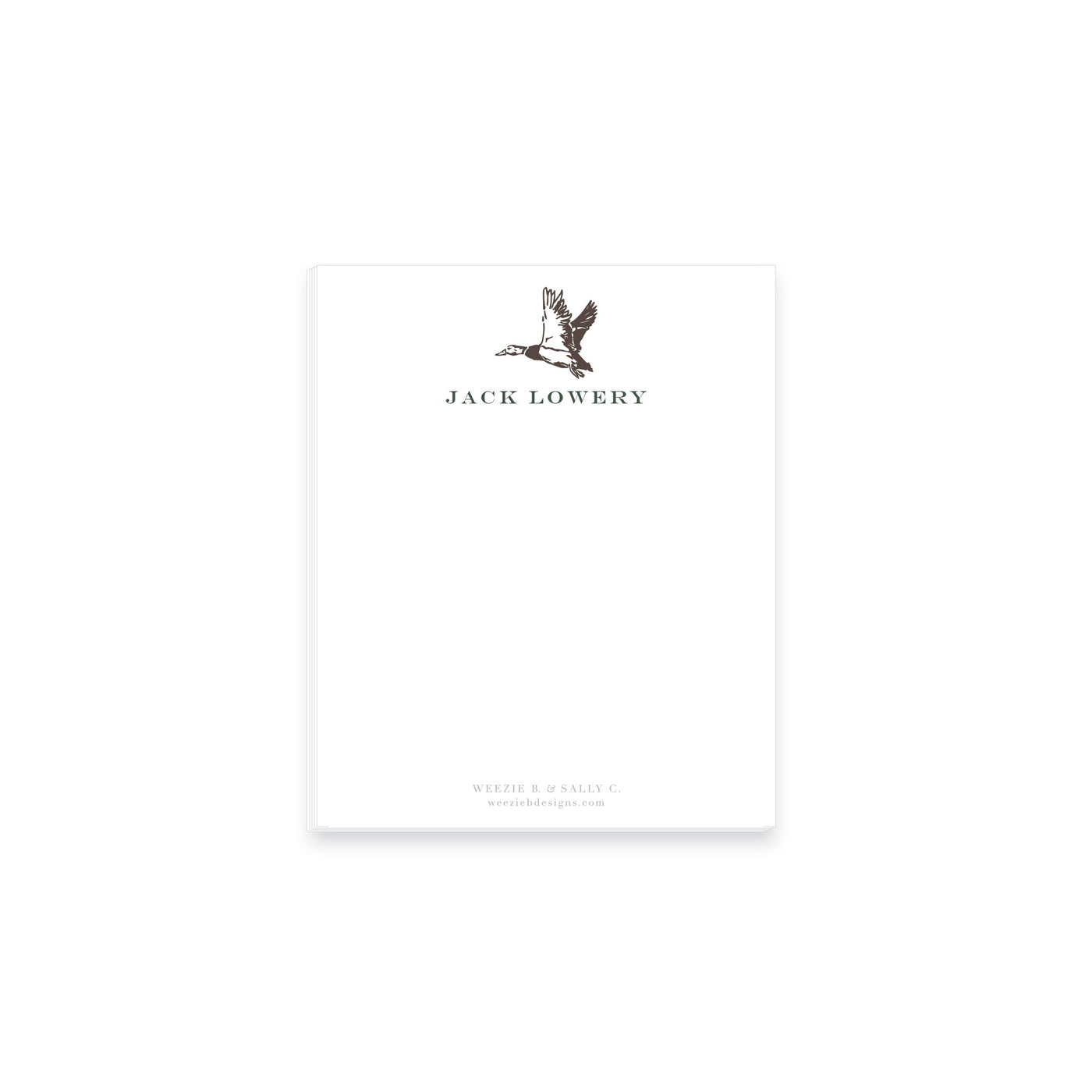 Flying Mallard Notepad