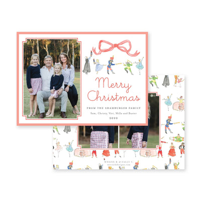 Nutcracker Story Horizontal Christmas Card