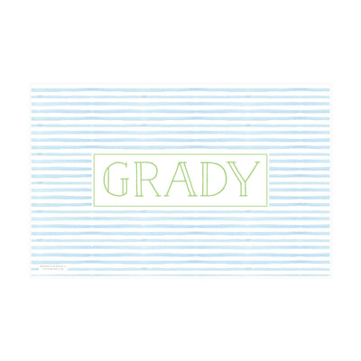 Weezie B. Designs | Dapper Easter Bunny - Stripes Placemat
