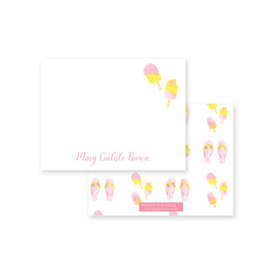 Popsicle Flat Note Card