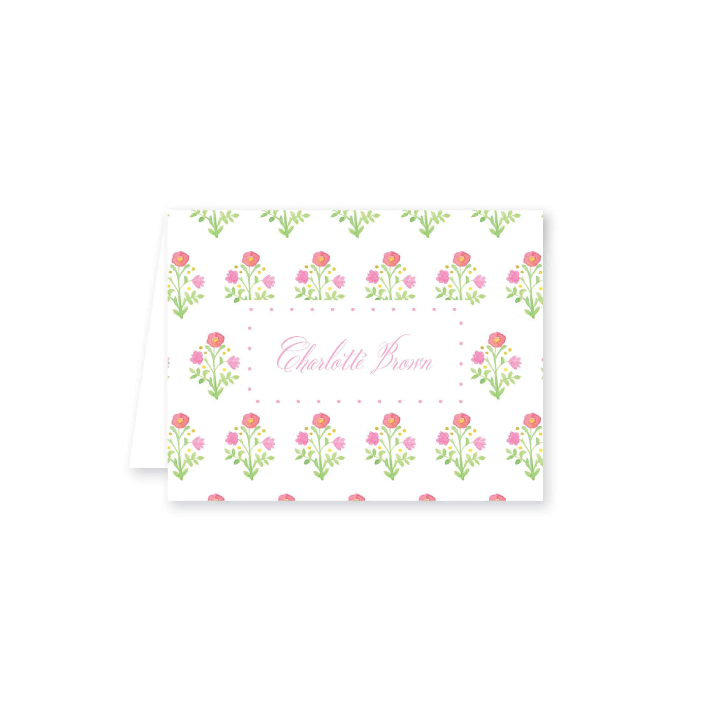 Prim Posey Folded Notecard