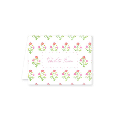 Prim Posey Folded Notecard
