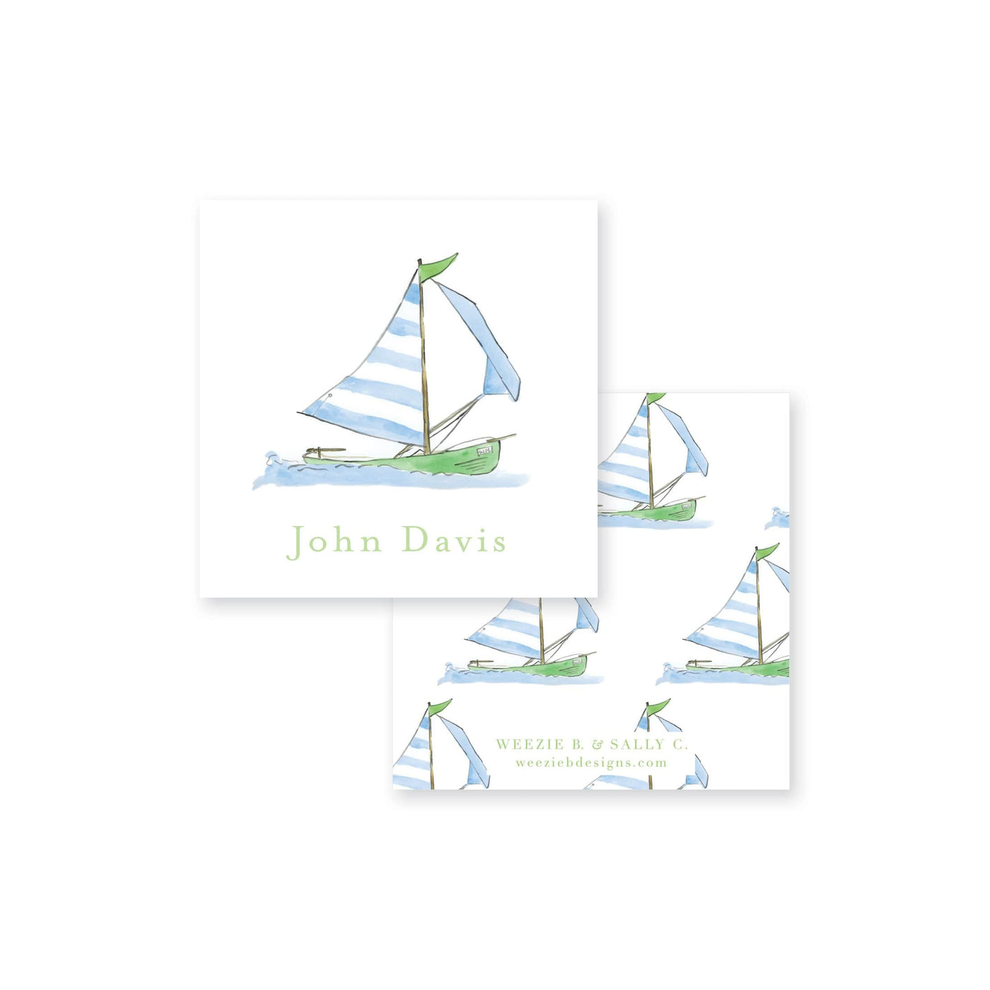 Sailing Away Calling Card