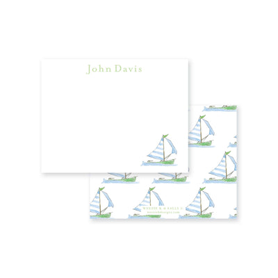 Sailing Away Flat Note Card