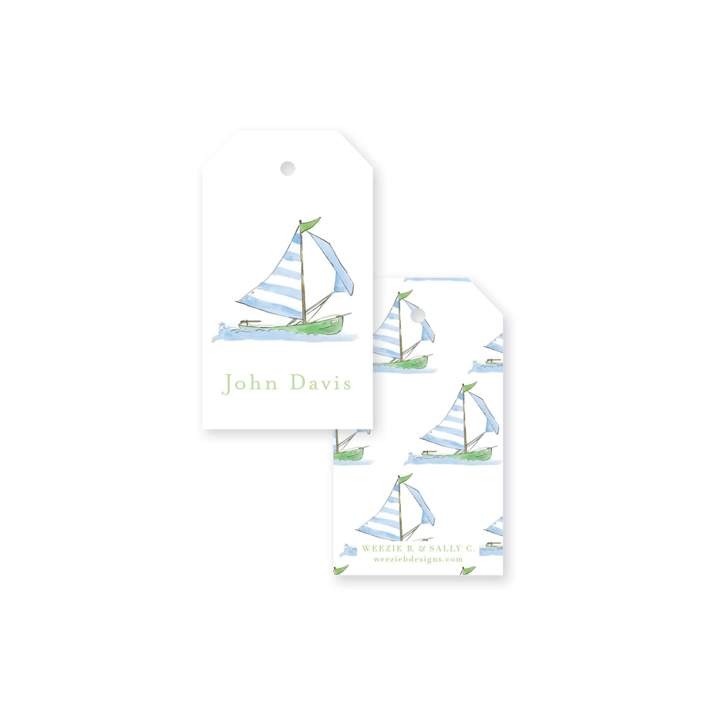 Sailing Away Gift Tag
