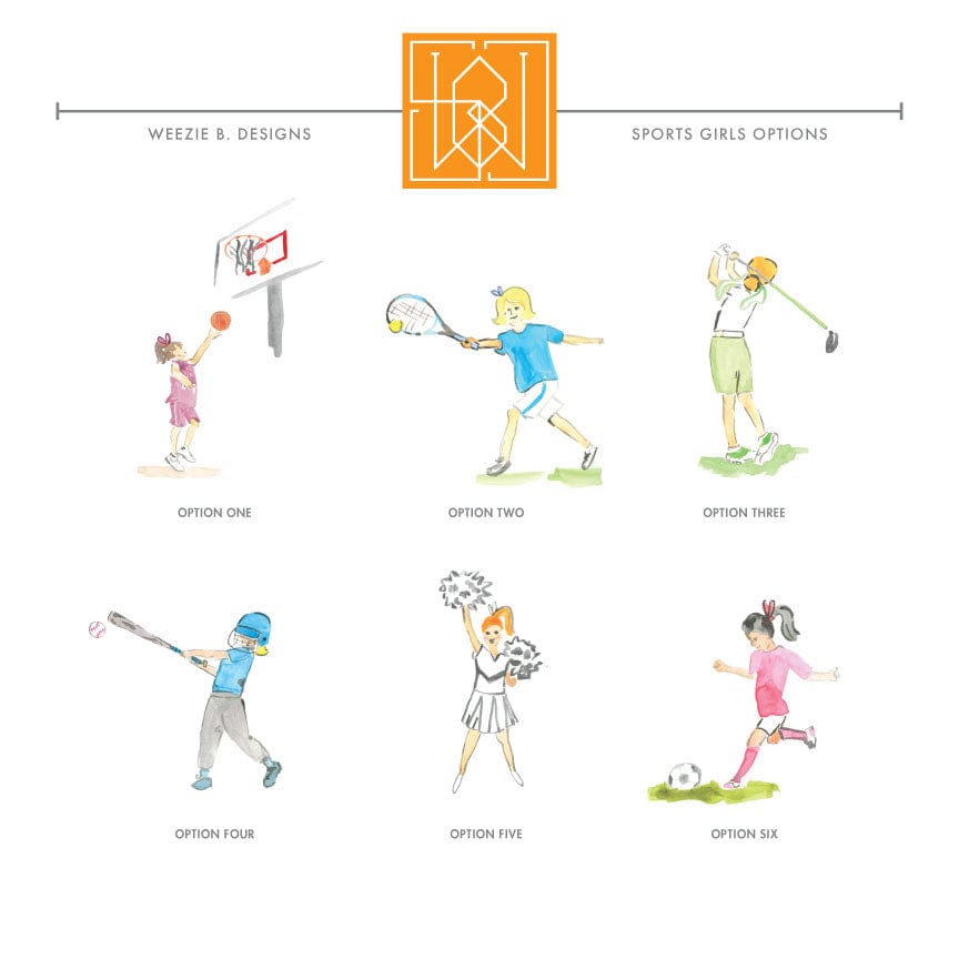 Sports Girls Bag Tag (2 min)