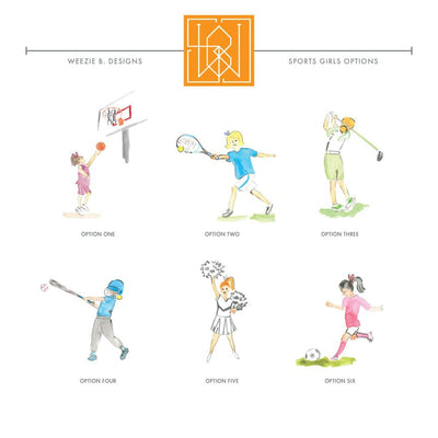 Sports Girls Bag Tag (2 min)