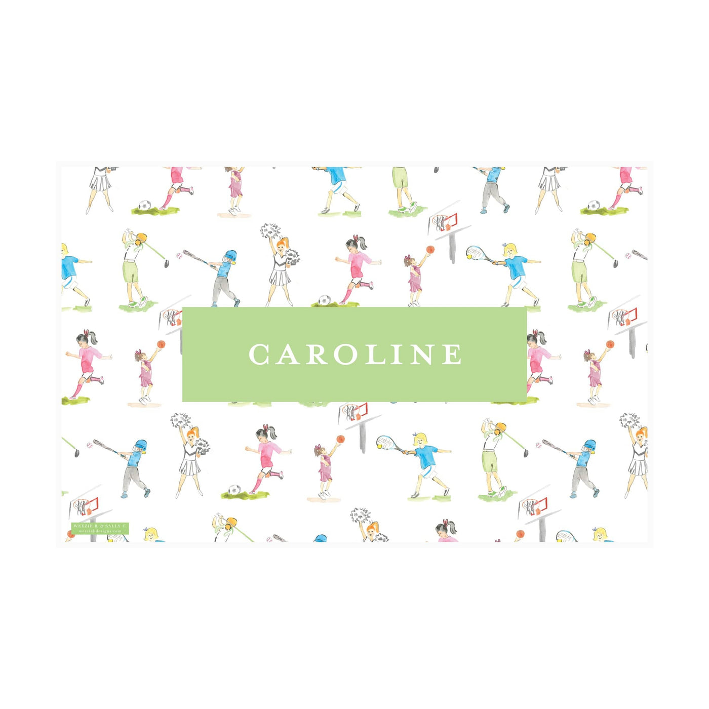 Sports Girls Placemat