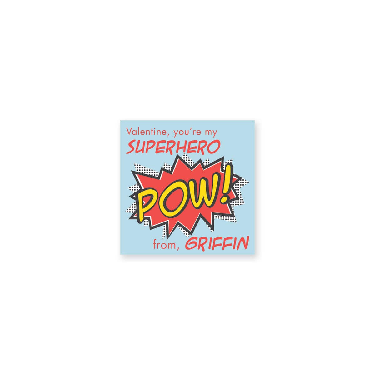 Superhero Valentine
