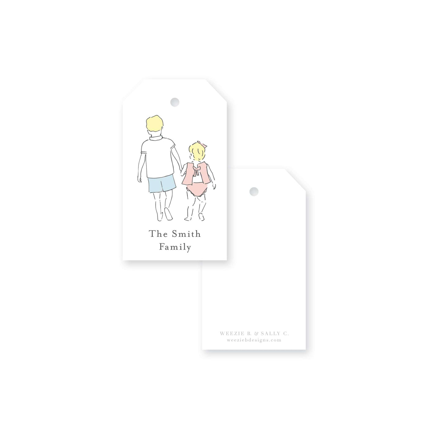 Sweet Siblings Gift Tag