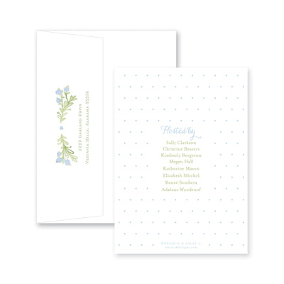 Weezie B. Designs | Sweet Watercolor Wreath Baby Shower