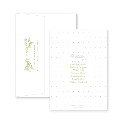 Weezie B. Designs | Sweet Watercolor Wreath Baby Shower