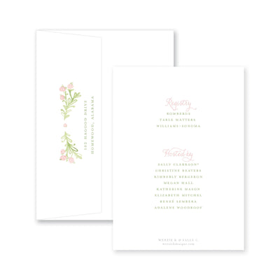Sweet Watercolor Wreath Bridal Shower