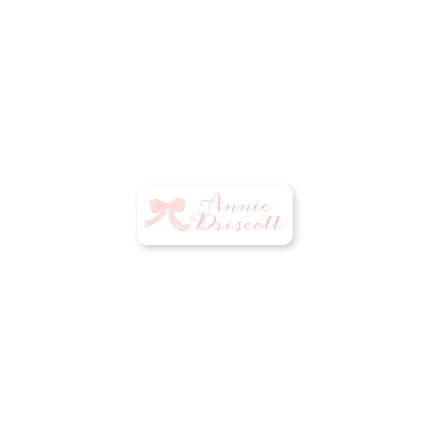 Weezie B. Designs | Watercolor Bow Permanent Sticker