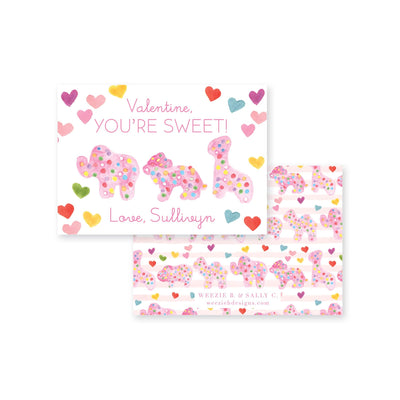 Animal Cookie Valentine