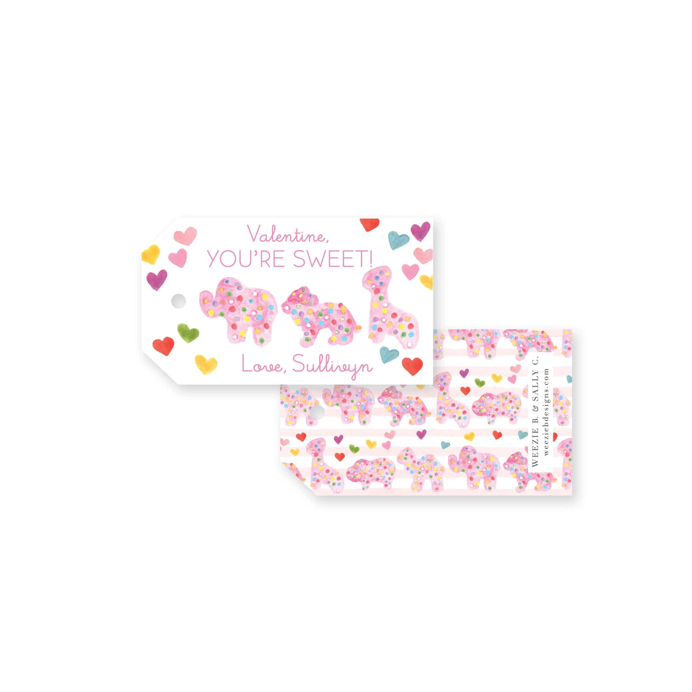 Animal Cookie Valentine