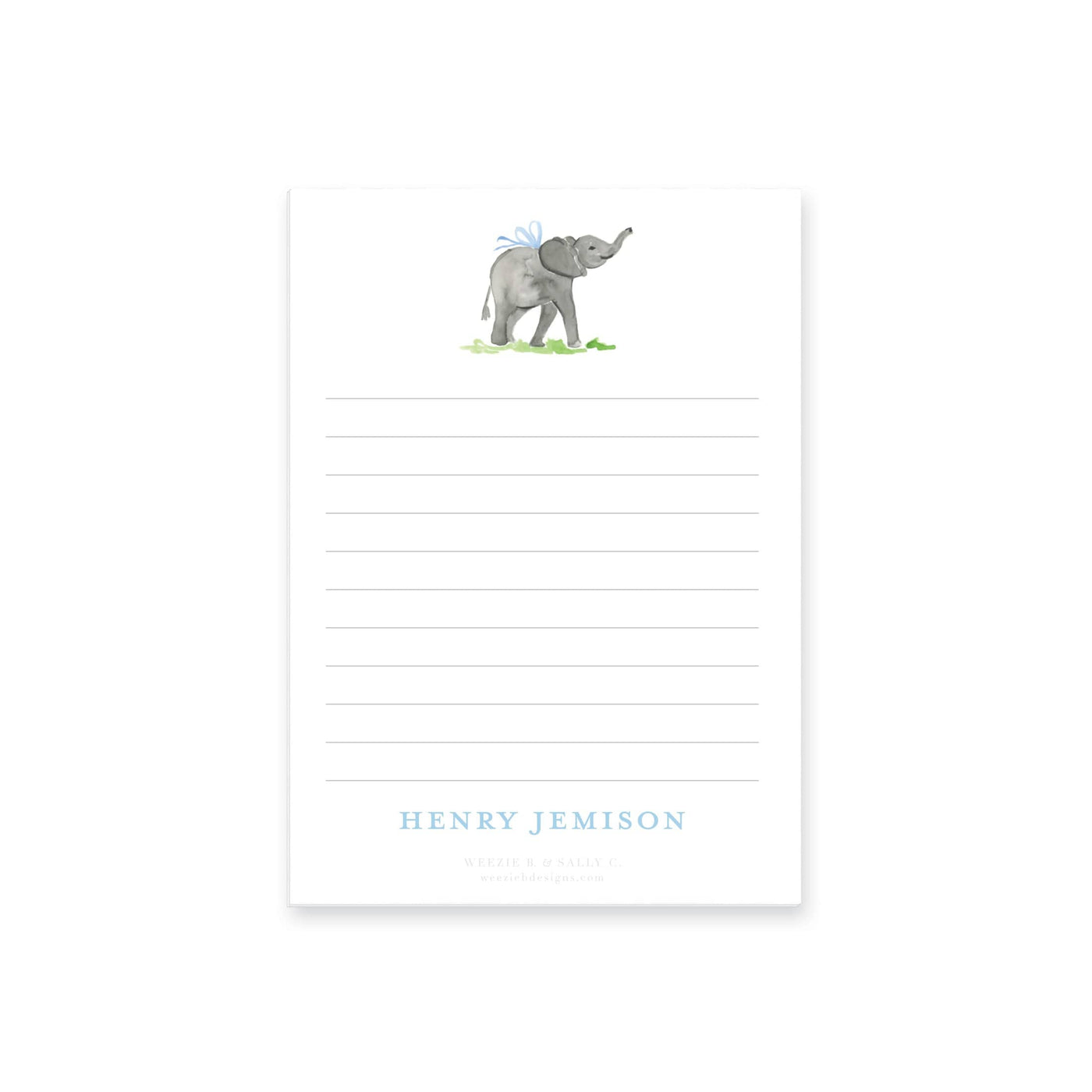 Baby Elephant Notepad