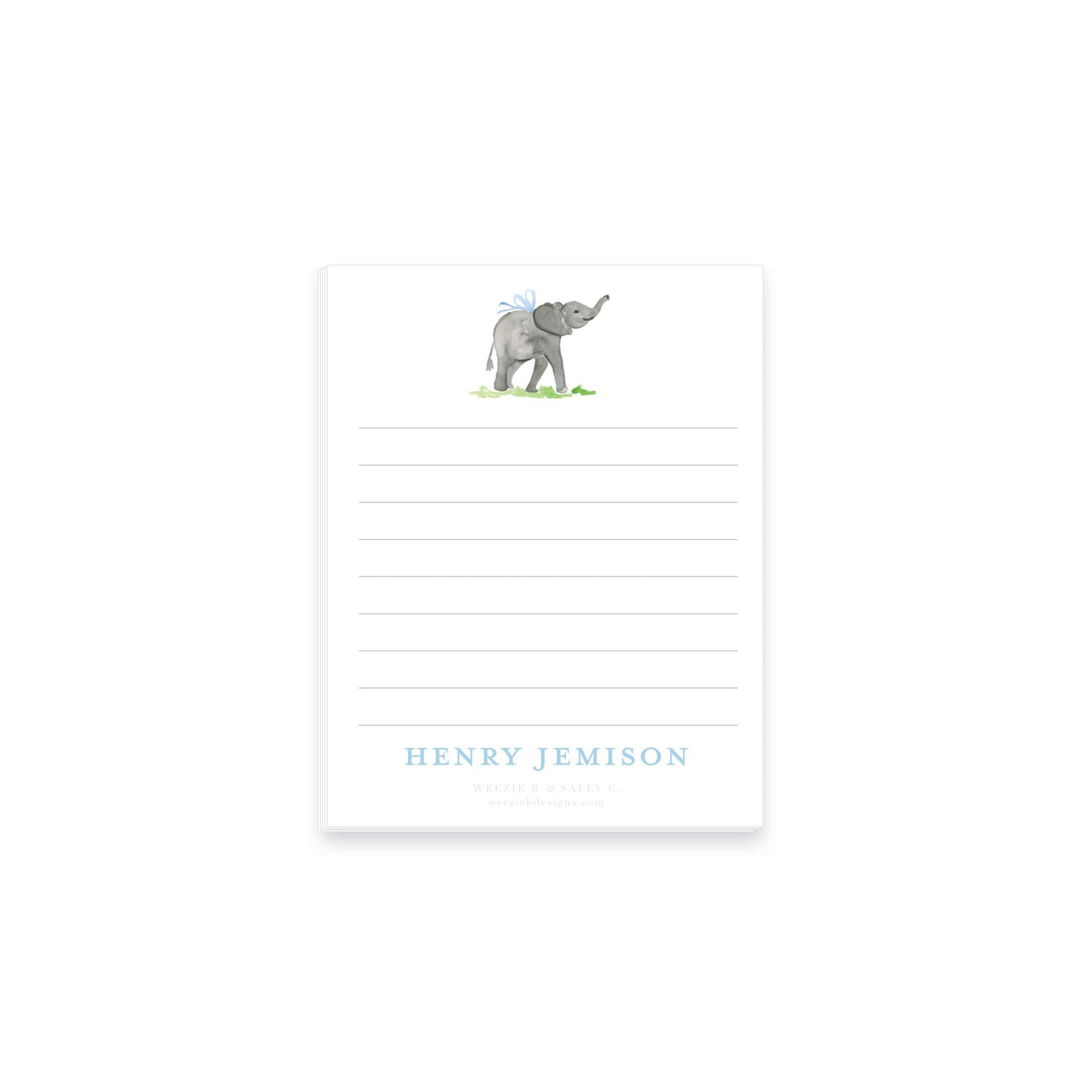 Baby Elephant Notepad
