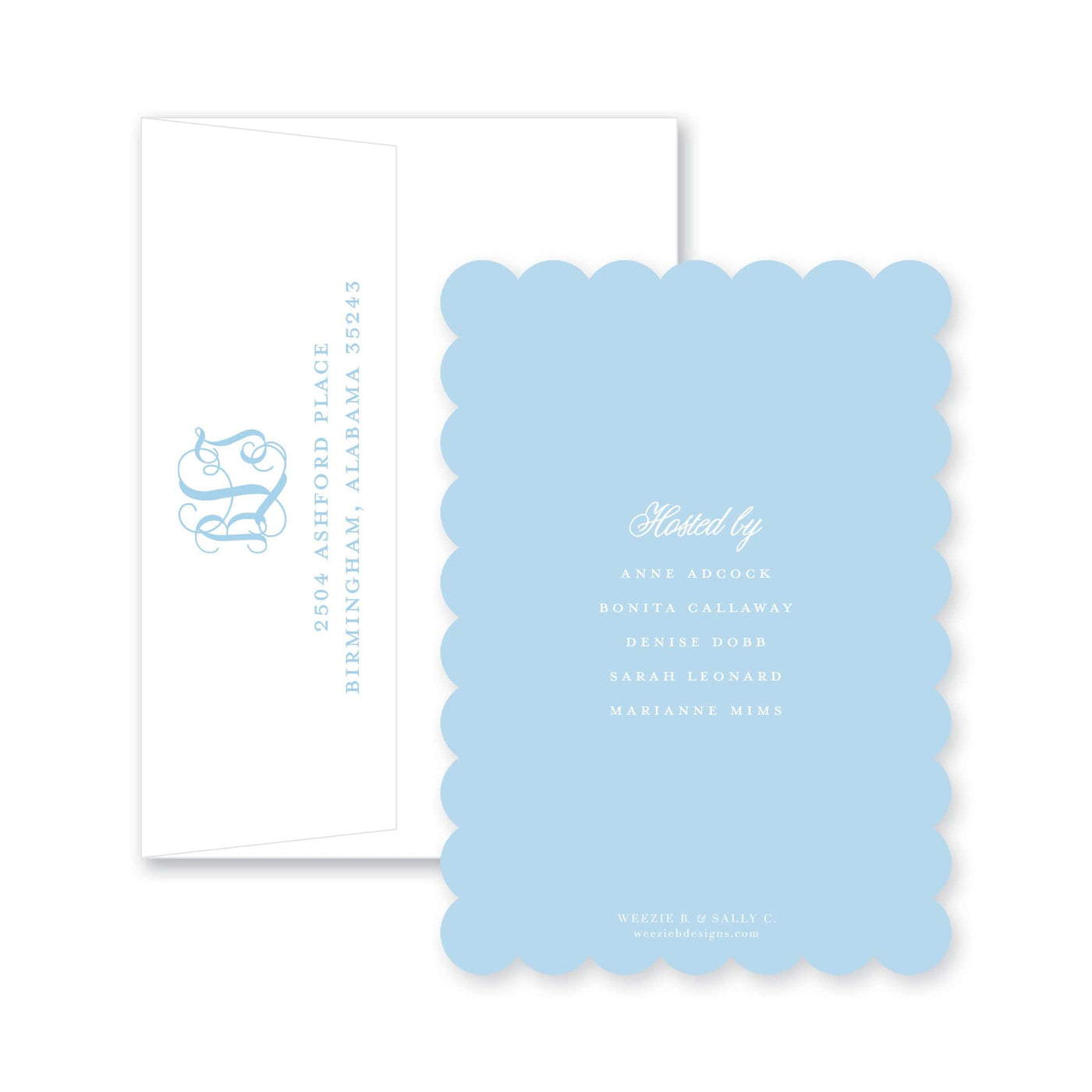 Baby Icons Scallop Baby Shower
