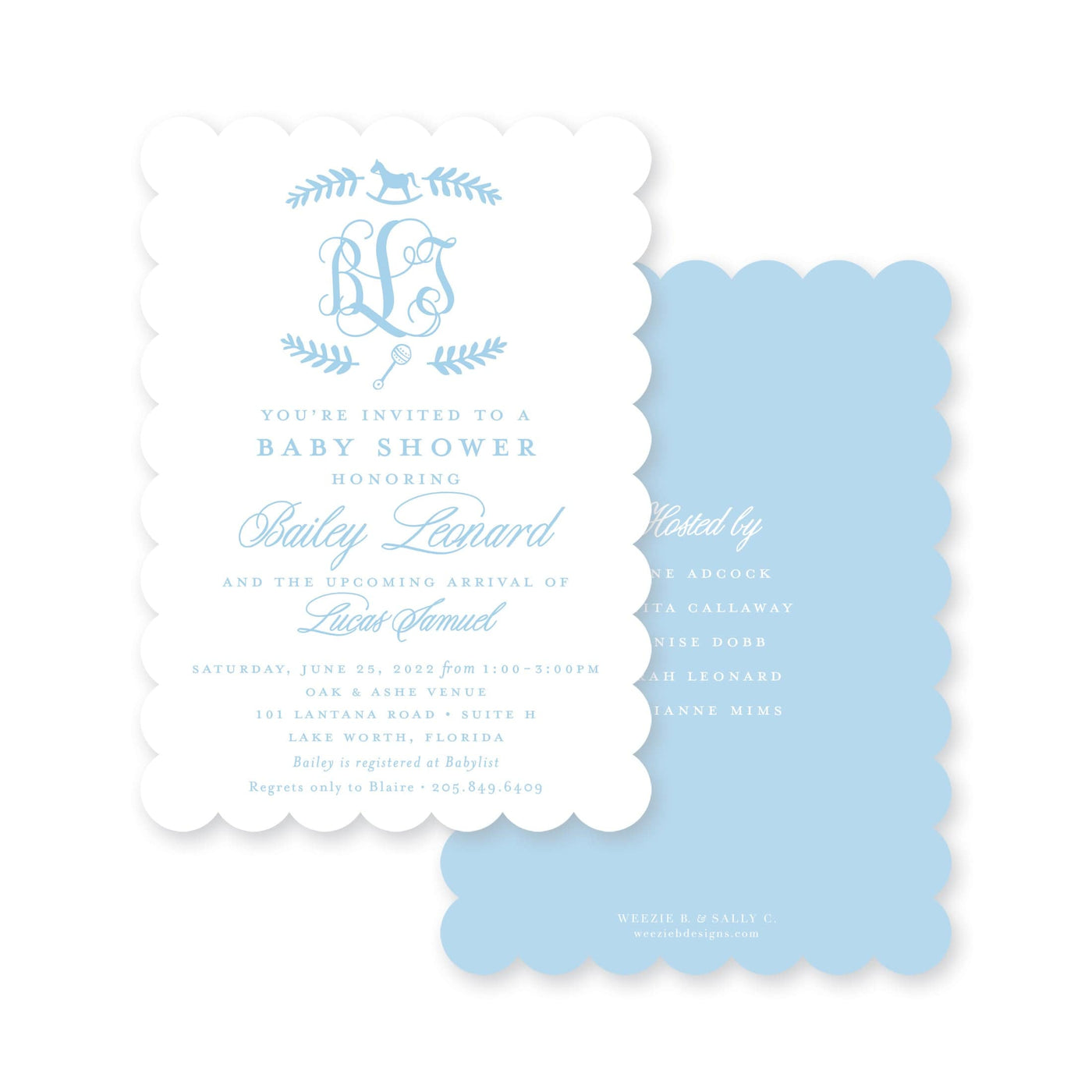 Baby Icons Scallop Baby Shower