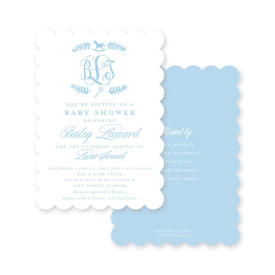 Baby Icons Scallop Baby Shower