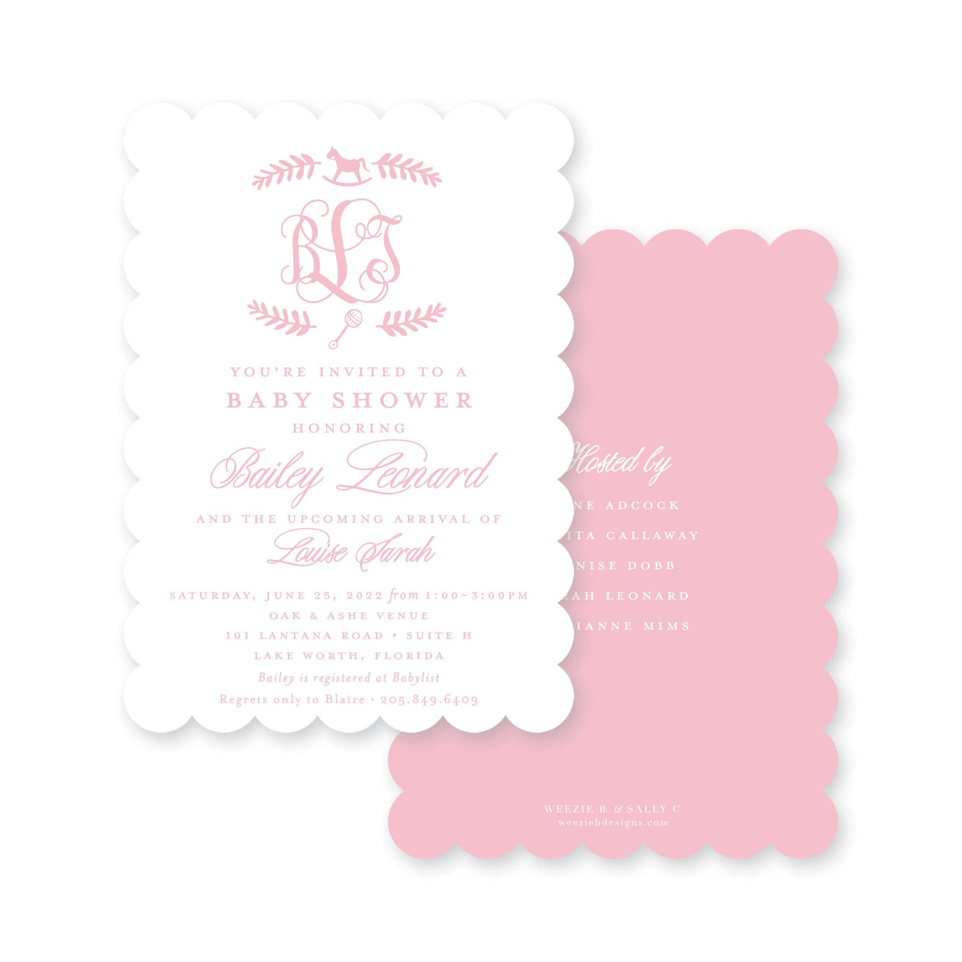 Baby Icons Scallop Baby Shower