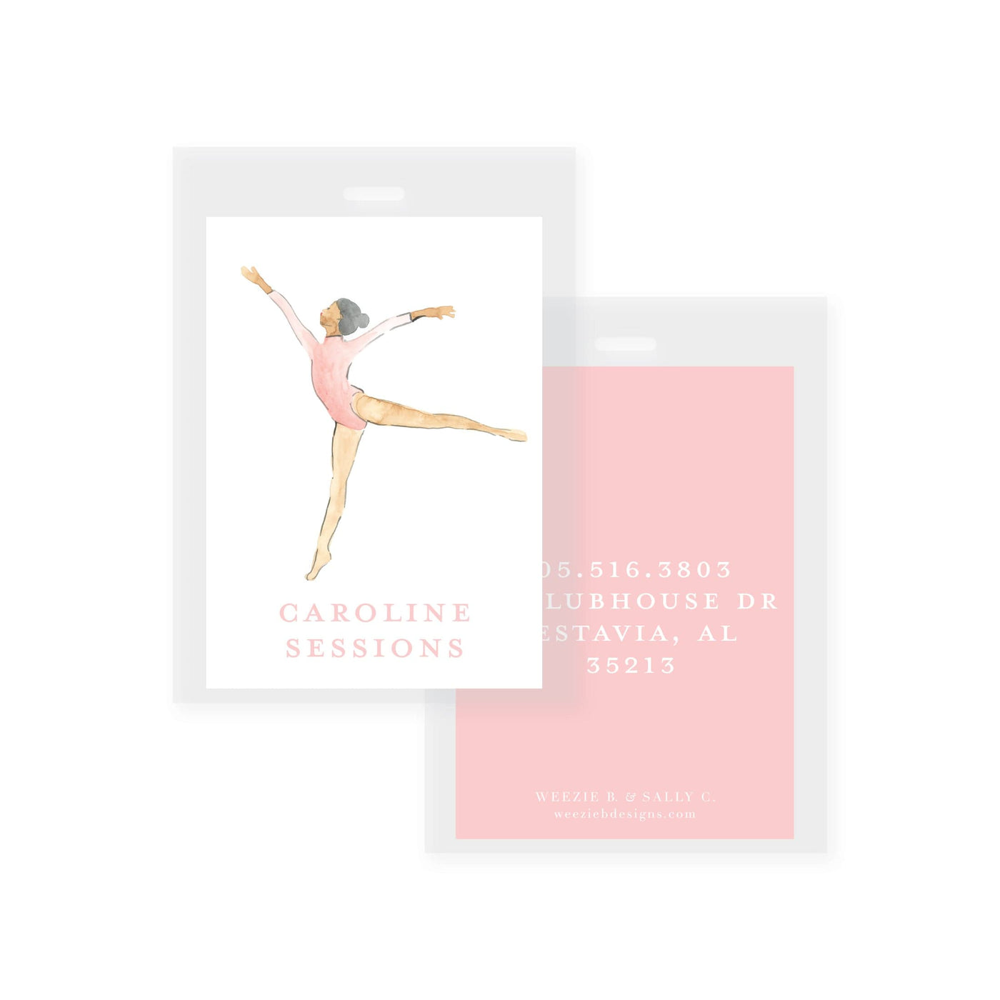 Gymnastics Dance Bag Tag (2 min)