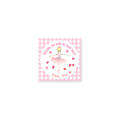 Ballet Watercolor Valentine
