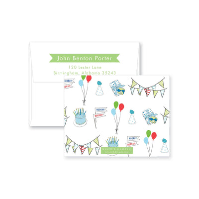 Celebrate Goods Times Flat Note Card