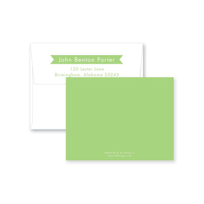 Celebrate Goods Times Fill-In Flat Note Card