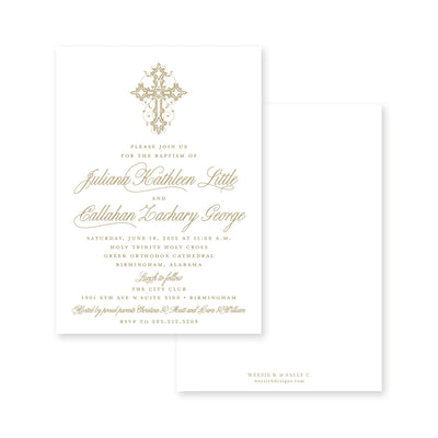 Fanciful Cross Baptism