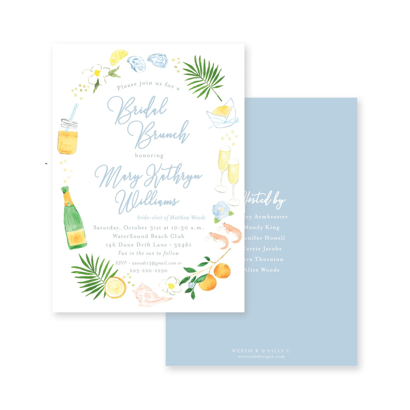 Beachy Brunch Bridal Shower