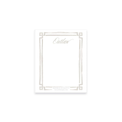 Bold Double Border Notepad