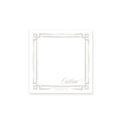 Bold Double Border Notepad
