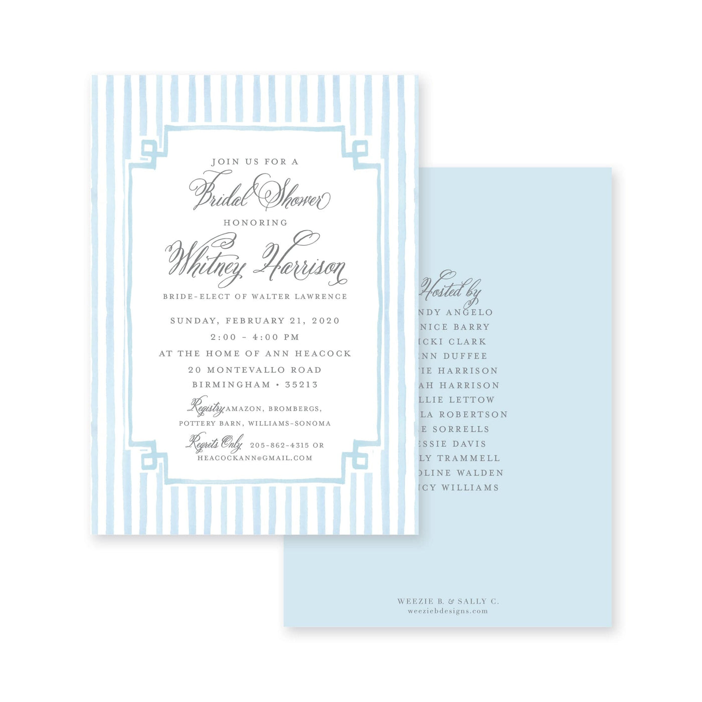 Sweet Stripes Bridal Shower