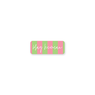 Bright Stripes Permanent Stickers
