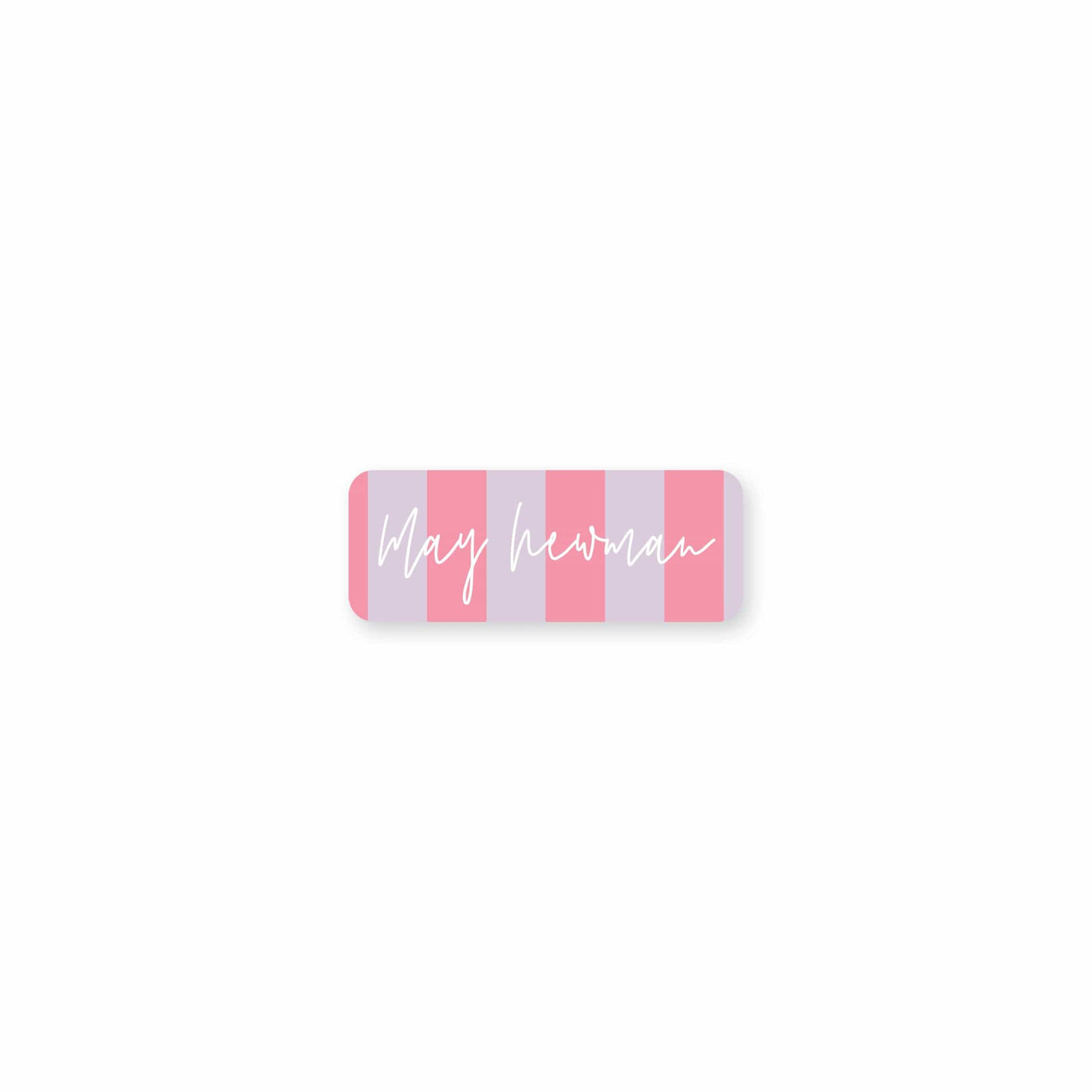 Bright Stripes Permanent Stickers
