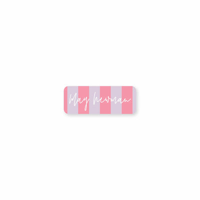 Bright Stripes Permanent Stickers
