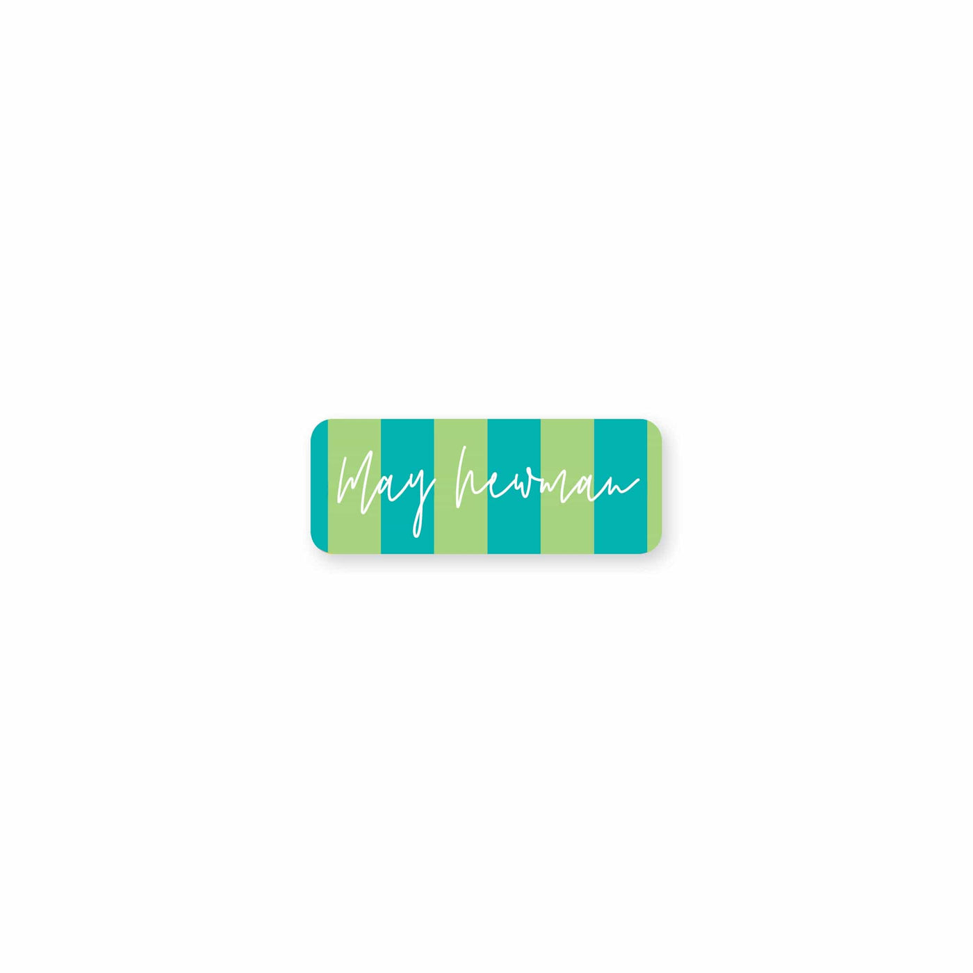 Bright Stripes Permanent Stickers