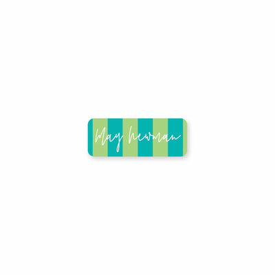 Bright Stripes Permanent Stickers