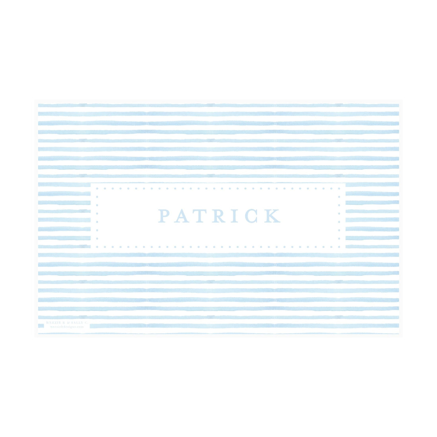 Peter Cottontail Pattern II Placemat