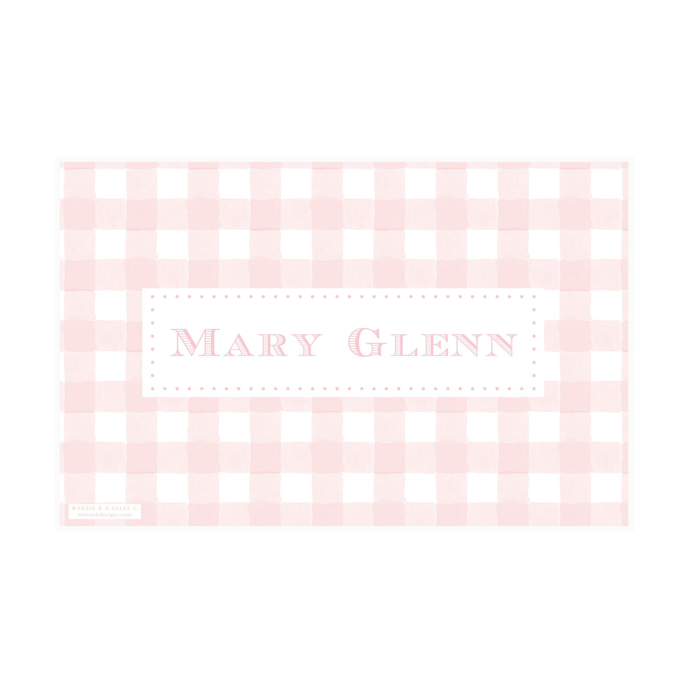 Peter Cottontail Pattern Placemat