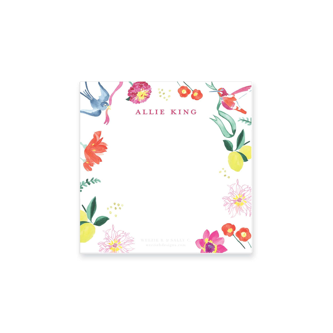 Butterfly Garden Notepad