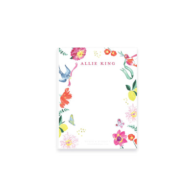 Butterfly Garden Notepad